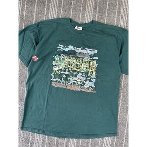 Vintage South Padre Island Shirt Mens XL Green Beach Party 90s Nike Tag Usa Made